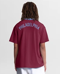 Nike Men's Burgundy Philadelphia Phillies Cooperstown Collection Ringer T-Shirt