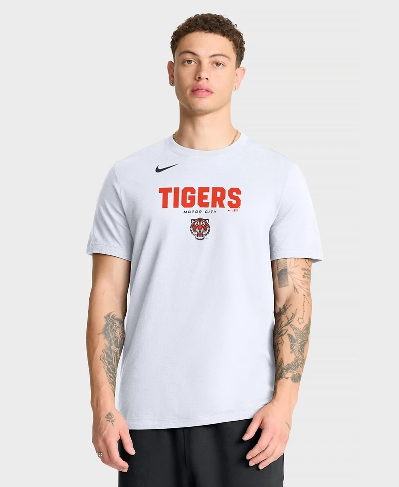 Nike Men's White Detroit Tigers Bold Team Name T-Shirt