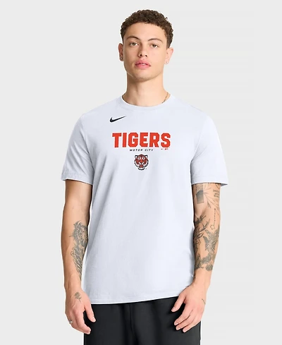 Nike Men's White Detroit Tigers Bold Team Name T-Shirt