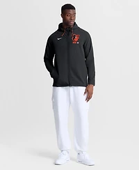 Nike Men's Black Baltimore Orioles Authentic Collection Raglan Therma-fit Full-Zip Hooded Jacket