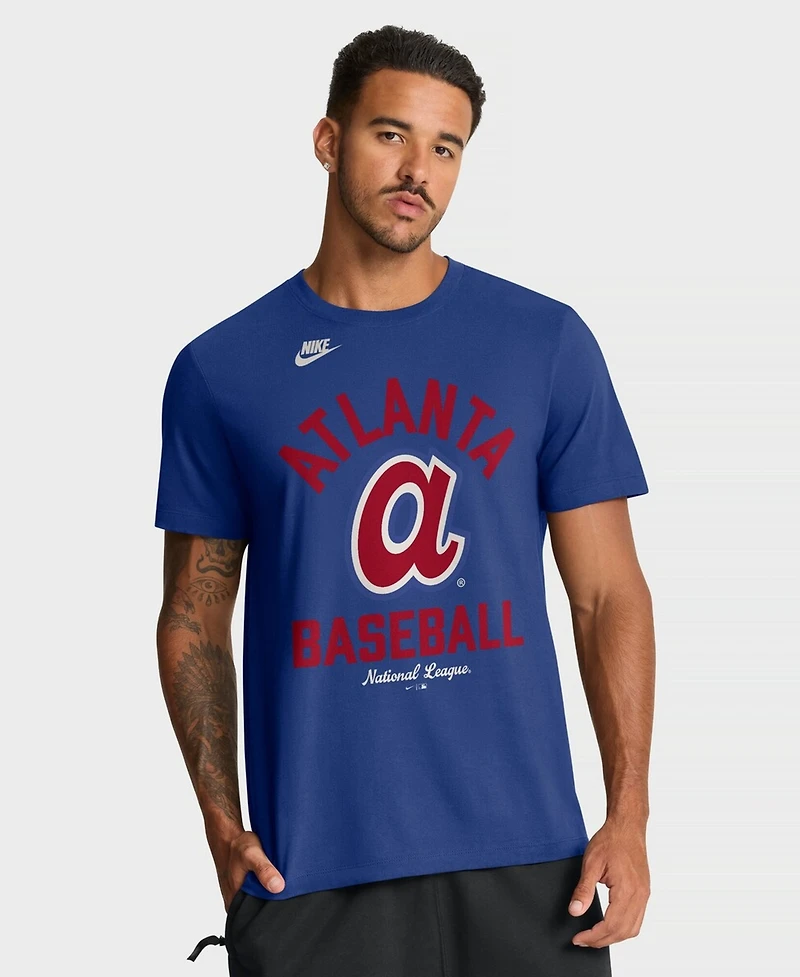 Nike Men's Royal Atlanta Braves Cooperstown Collection T-Shirt