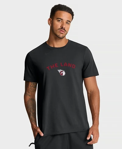 Nike Men's Black Cleveland Guardians Primetime Fashion T-Shirt