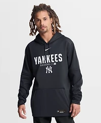 Nike Men's Navy New York Yankees Authentic Collection Therma-fit Hoodie