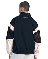 Starter Men's Navy Chicago Bears The Gust Full-Zip Hoodie