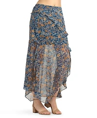 Bcx Women's Printed A-Line Skirt