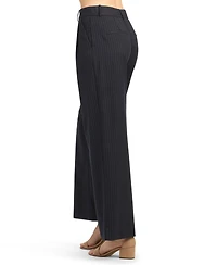 Bcx Women's Pinstripe Pleated Pants