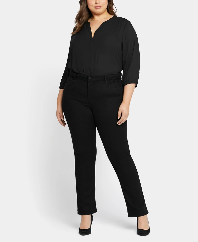 Nydj Plus Marilyn Straight Jeans