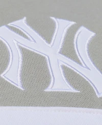 Mitchell & Ness Men's Gray New York Yankees Cooperstown Collection Thunderstorm Head Coach Hoodie