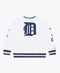 Mitchell & Ness Men's White Detroit Tigers Arctic Fleece Sweatshirt
