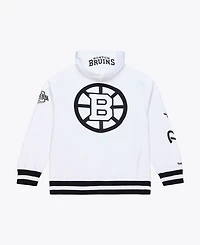 Mitchell & Ness Men's White Boston Bruins Arctic Fleece Hoodie