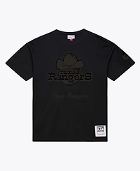 Mitchell & Ness Men's Black Texas Rangers Cooperstown Collection Phantom T-Shirt