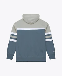 Mitchell & Ness Men's Gray Chicago Cubs Cooperstown Collection Thunderstorm Head Coach Hoodie