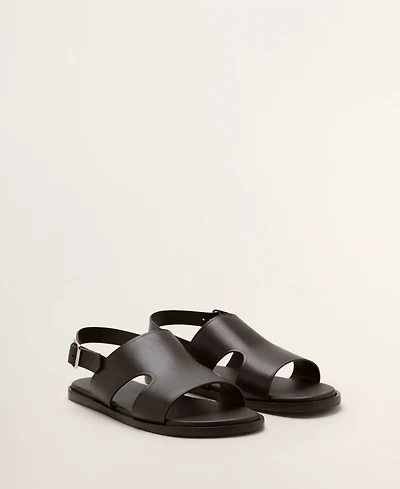 Mango Men's Leather Strap Sandals