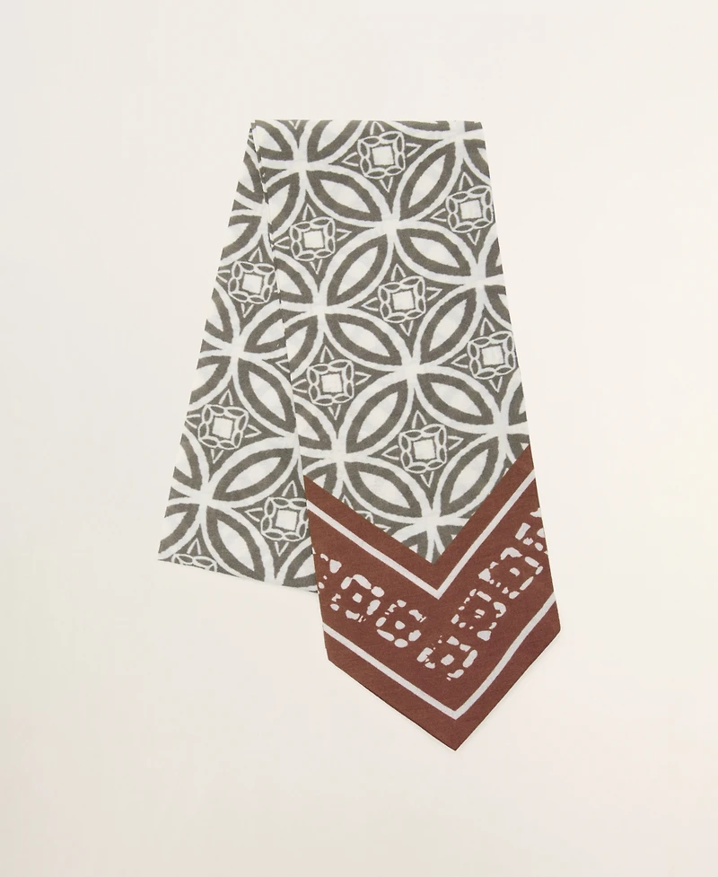 Mango Men's Printed Scarf