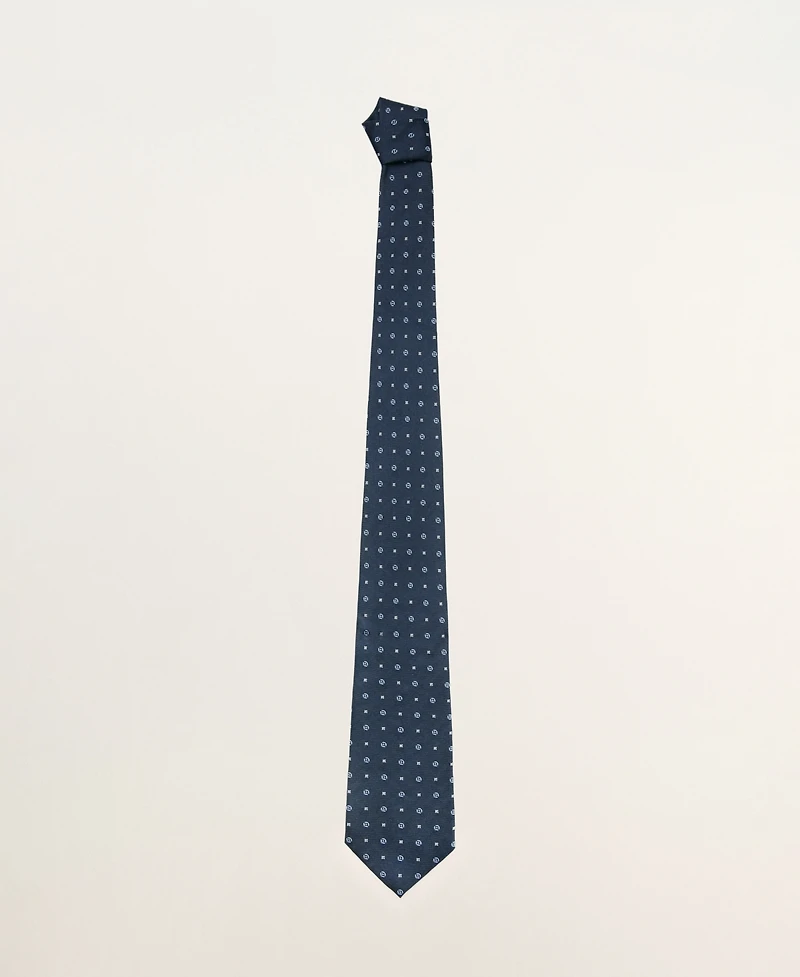 Mango Men's Silk Patterned Tie