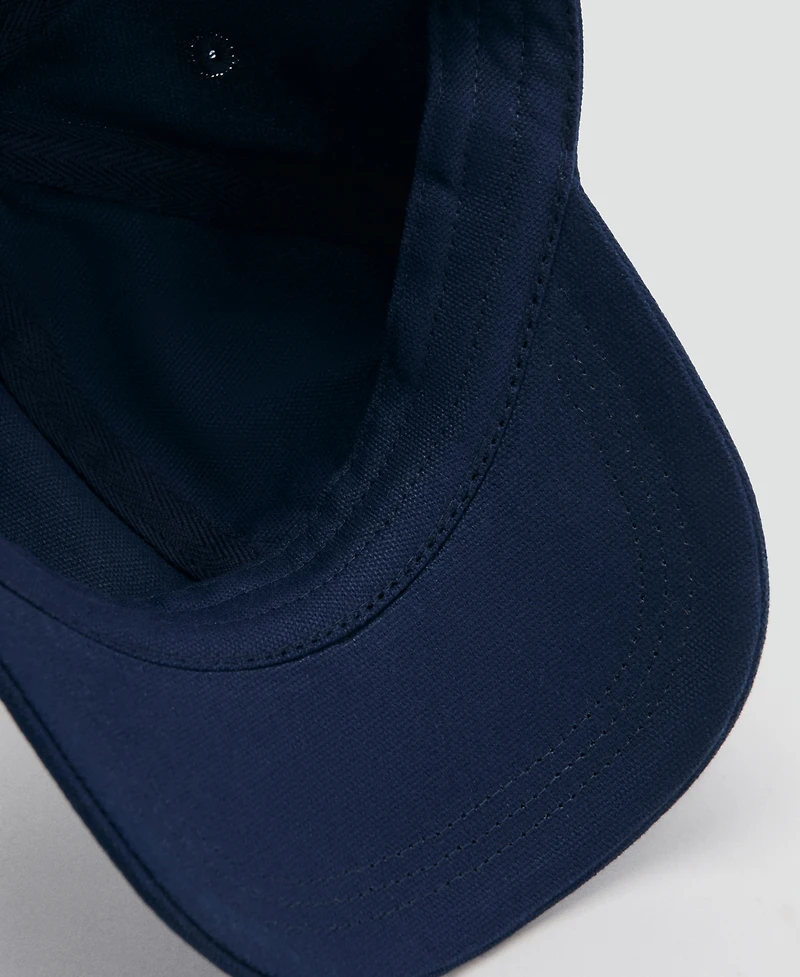 Mango Men's Embroidered Slogan Cotton Cap
