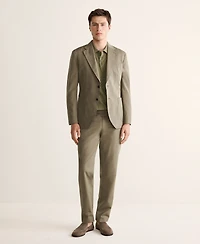 Mango Men's Slim-Fit Wool-Cotton Suit Jacket