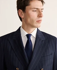 Mango Men's Wool Venice Striped Suit Jacket