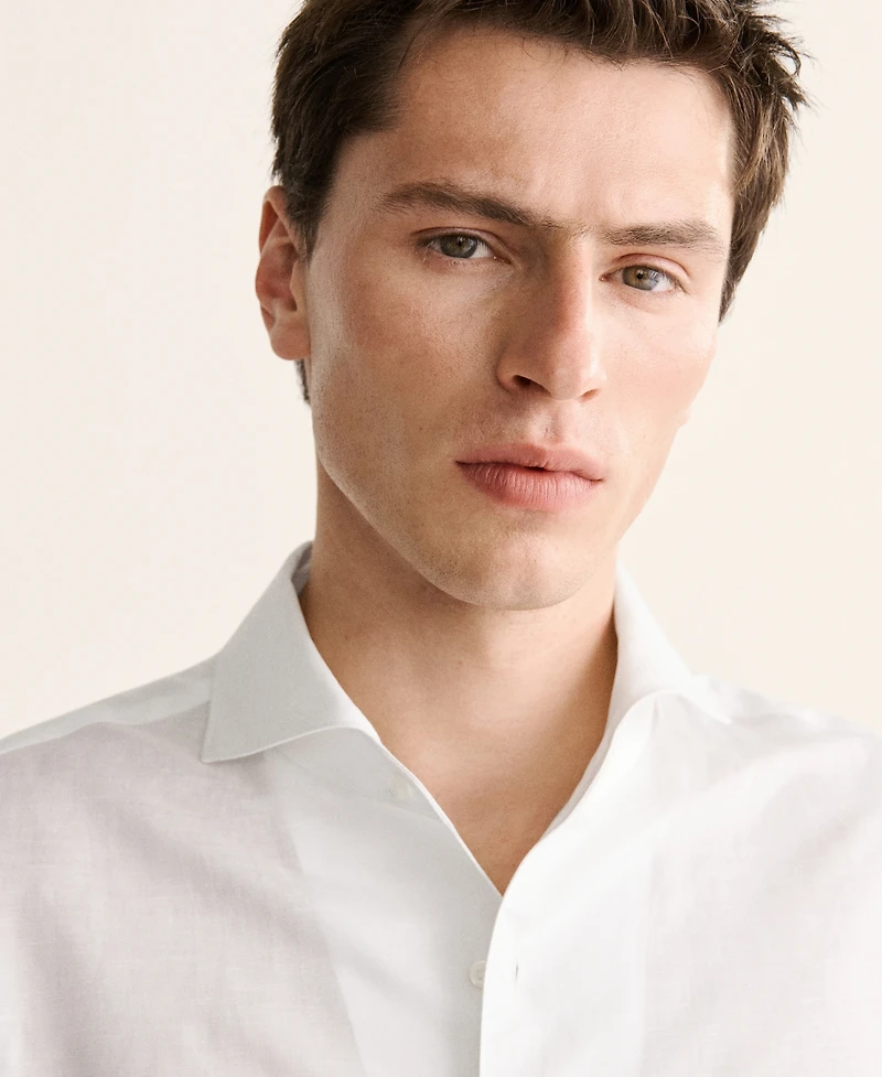 Mango Men's Regular-Fit Linen Shirt
