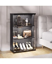 Vlsrka Rgb Display Cabinet with Glass Doors