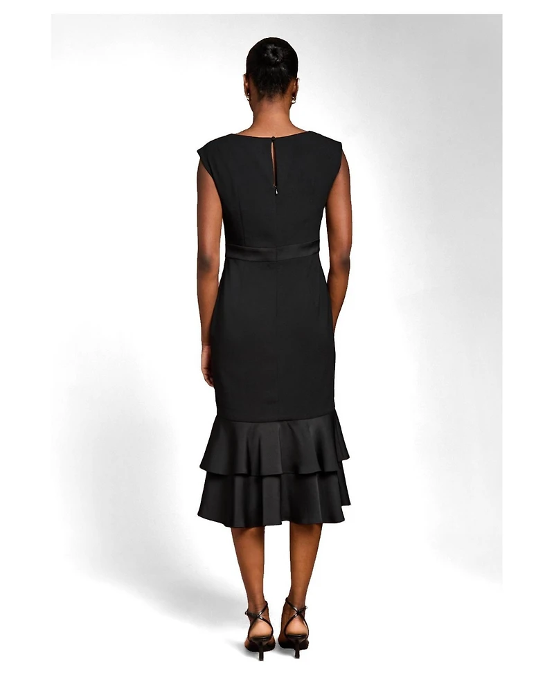 Coast Women's Crepe Peplum Dress
