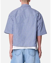 mnml Men's Crispy Poplin Over Button Up Shirt