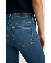 Mavi Jeans Women's Anika Mid Rise Cropped Flare