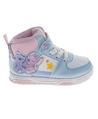 Disney Little Girls Lilo and Stitch High Top Sneakers