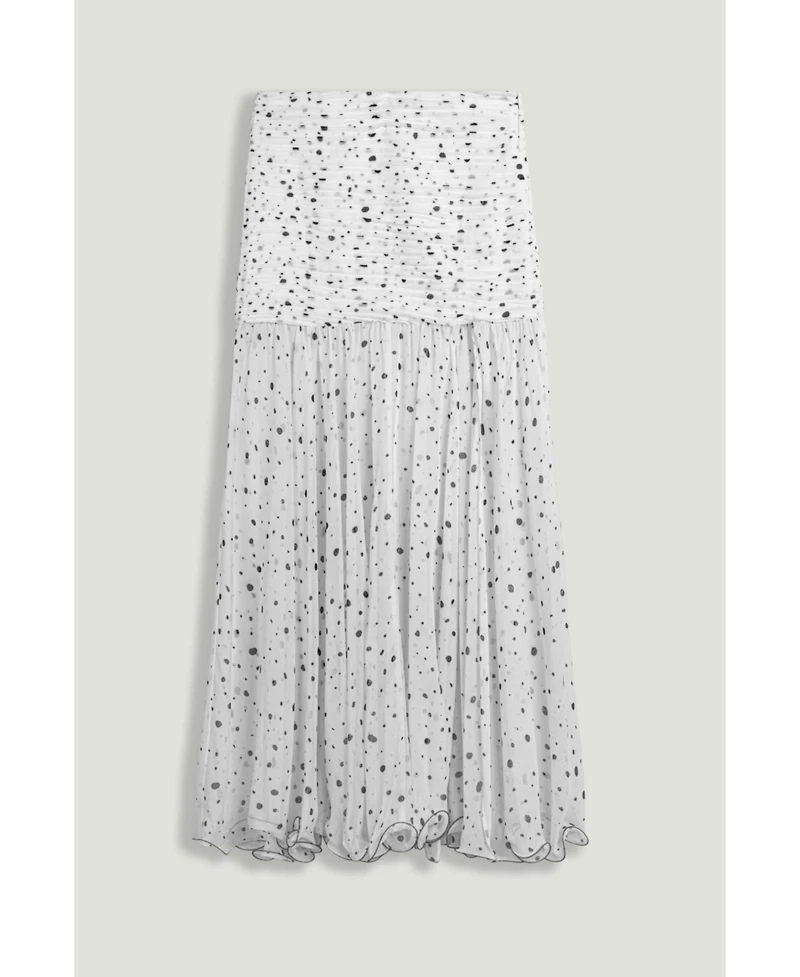 Nocturne Women's Printed Slit-Detail Maxi Skirt