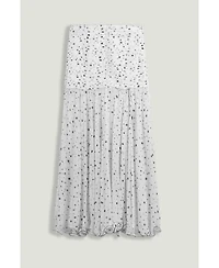 Nocturne Women's Printed Slit-Detail Maxi Skirt