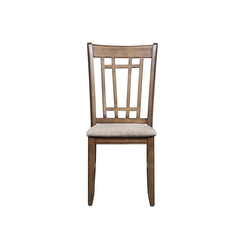 Liberty Furniture Industries, Inc Santa Rosa Lattice Back Side Chair-Set of 2