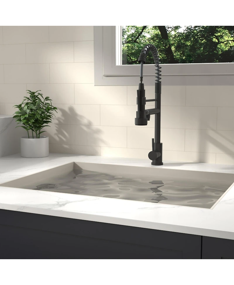 Phying Bothwa Home Cupc Certified 19" Single Handle Kitchen Faucet