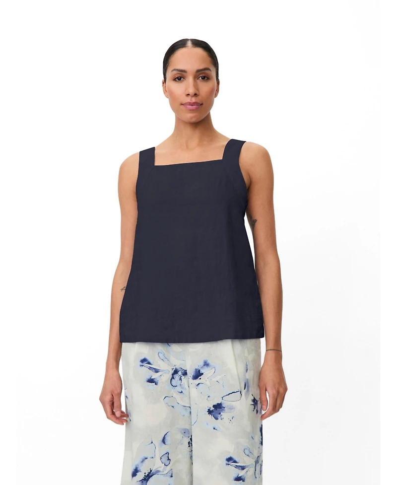 Masai Copenhagen Women's Madisa Linen Square Neck Top