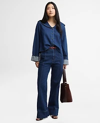 Barbour Women's Cartmel Zippered High-Rise Jeans