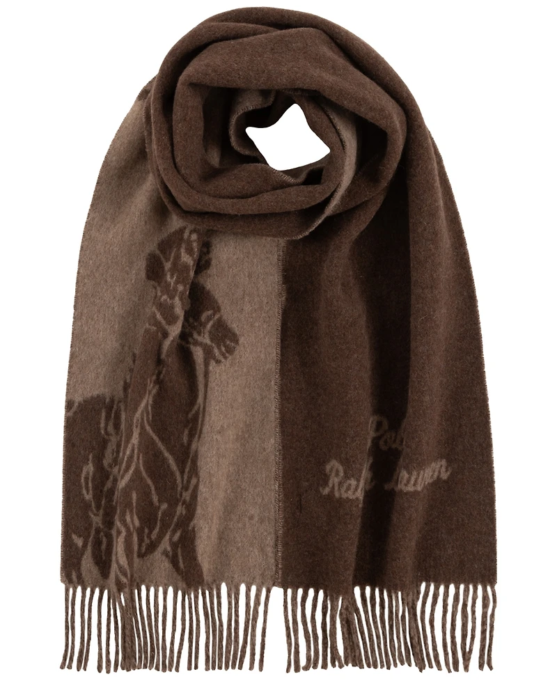 Polo Ralph Lauren Men's Big Pony Jacquard Scarf