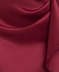 Betsy & Adam Women's Arcadia One-Shoulder Side Bow Ball Gown