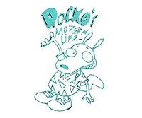 Rocko s Modern Life Men's Rocko's Neon T-Shirt