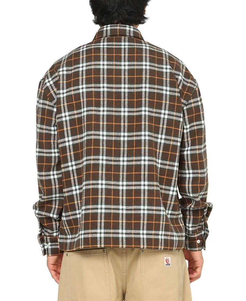 Carre Men's Workwear Long Sleeve Button Up Shirt