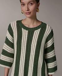 Donna Karan Weekend Women's Oversized Crewneck Sweater