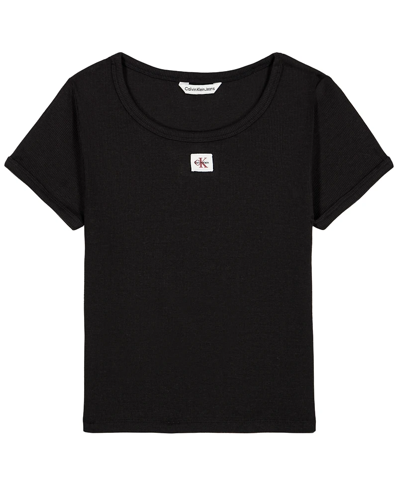 Calvin Klein Girls' 7-16 Short-Sleeve T-Shirt