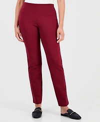 Jm Collection Women's Ponte-Knit Pull-On Ankle Pants, Exclusively at Macy's