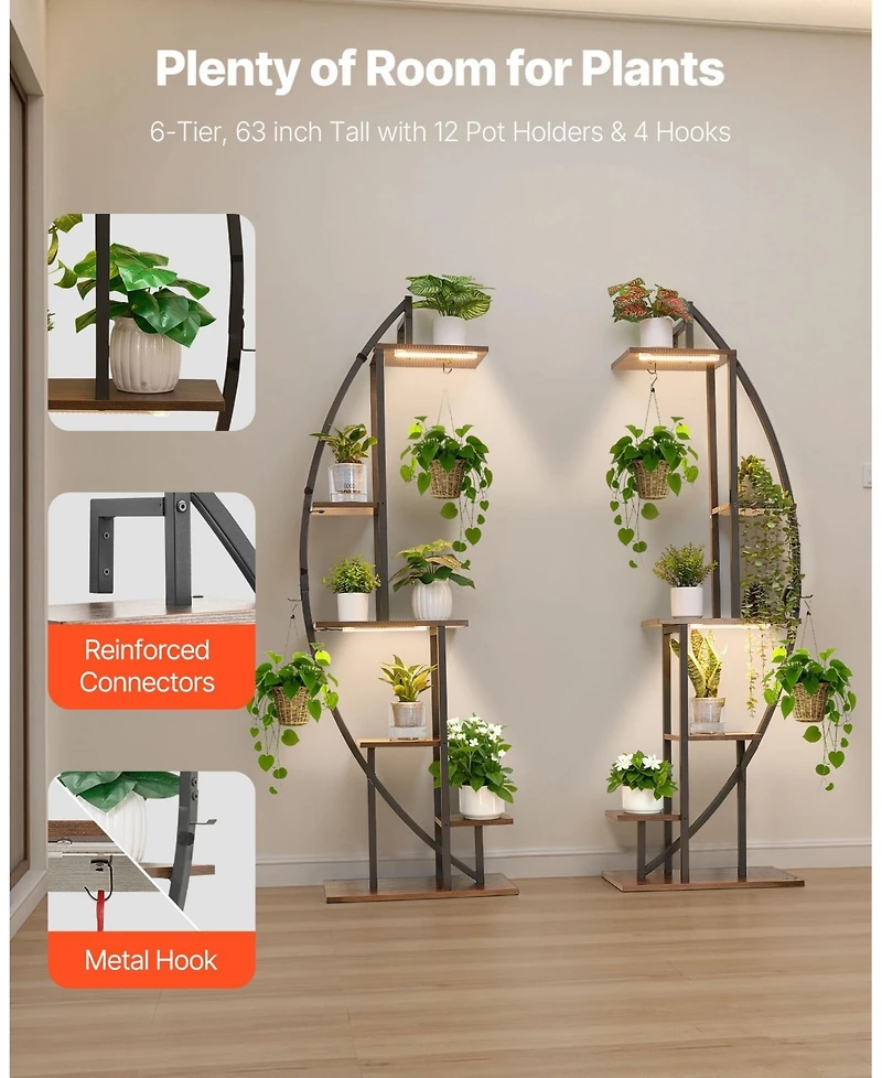 Sugfit 3-Tier Kids Bookshelf and Toy Storage Organizer with Sling Book Rack for Toddler