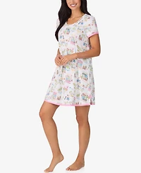 Cuddl Duds Women's Short-Sleeve Sleepshirt