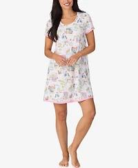 Cuddl Duds Women's Short-Sleeve Sleepshirt