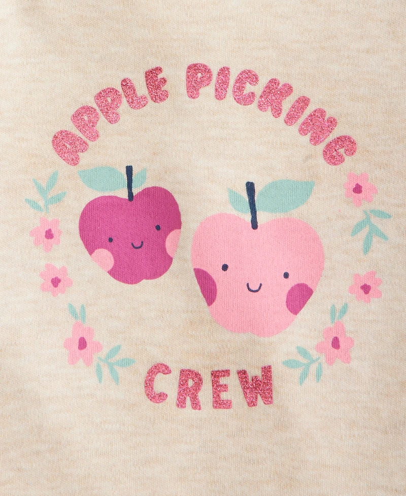 First Impressions Baby Girls' Mix & Match Short-Sleeve Apple Picking T-Shirt, Macy's Exclusive