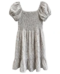 With Jules Girls' 7-16 Short-Sleeve Printed Square Neck Dress