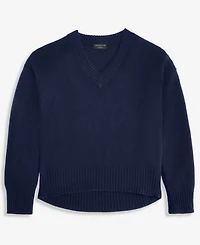 Charter Club Women's 100% Cashmere V-Neck Relaxed Sweater, Macy's Exclusive