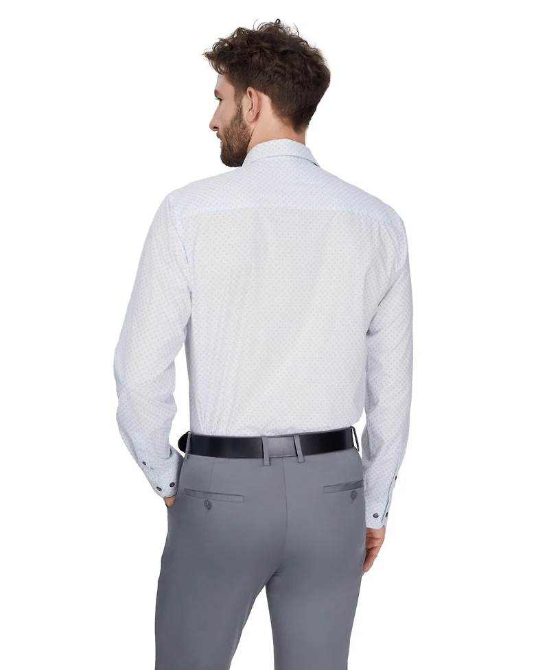 Alfani Men's Slim-Fit Stretch Dress Shirt, Macy's Exclusive
