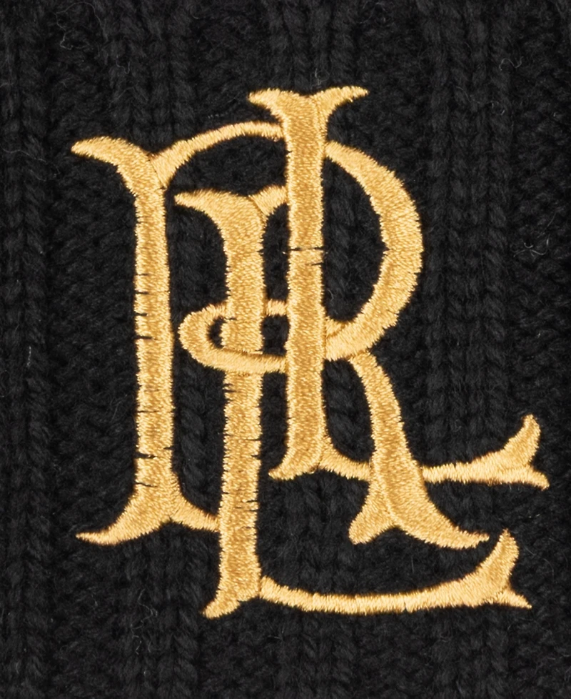 Lauren Ralph Core Logo Cable Knit Hat