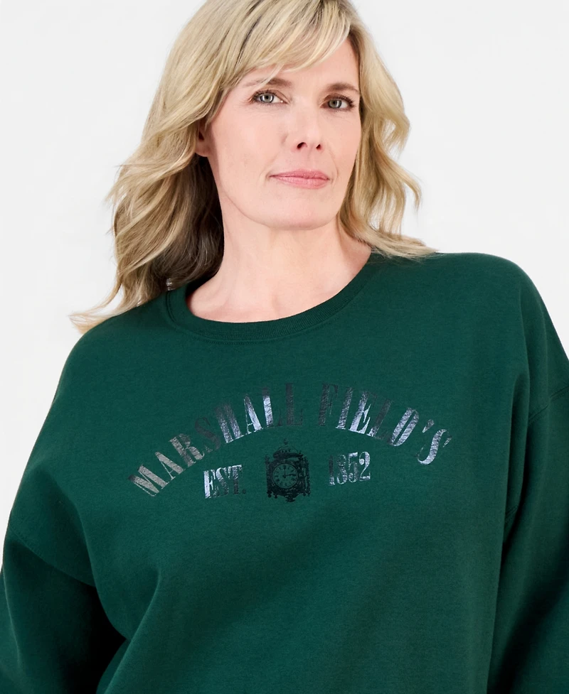 Marshall Fields Adult Unisex Logo Crewneck Sweatshirt
